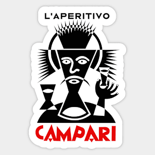 Kaleidoscope Stan Loomis Campari Shirt Sticker